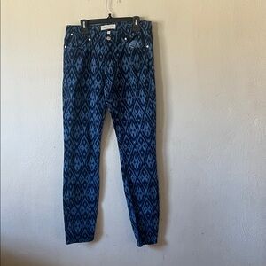 Henry & Belle Printed Denim Jeans Ideal Ankle Skinny